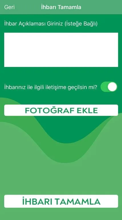 Hayvan Büro Amirliği Numarası ve Bilgileri 14 haydi uygulaması arayüzü